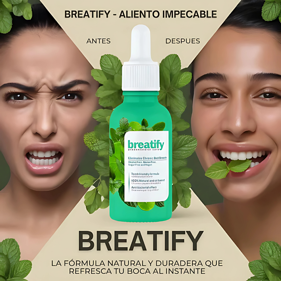 Breatify® Gotas Para El Mal Aliento