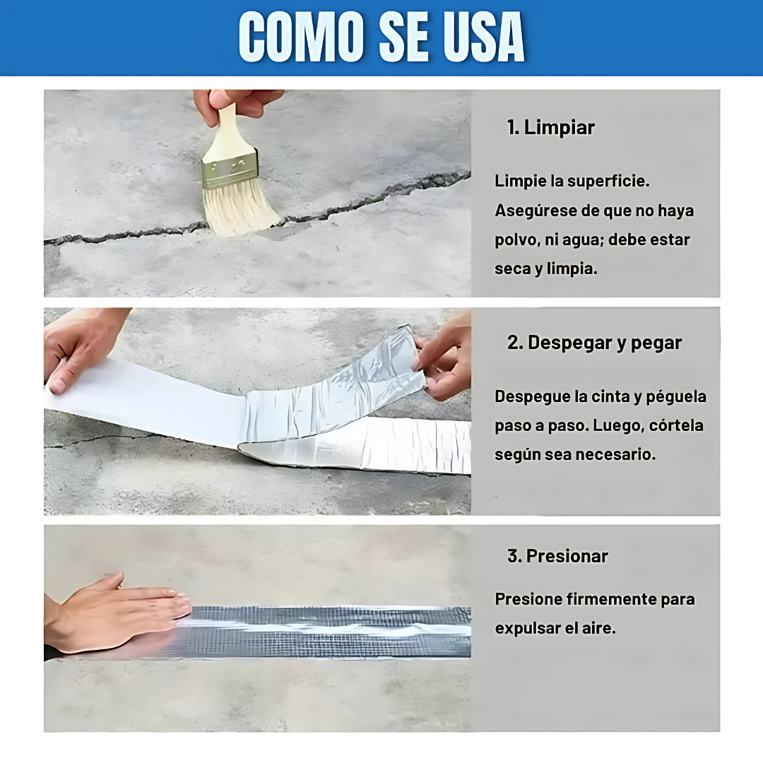 NoFugas® Cinta Impermeable ¡3x1 Hoy!