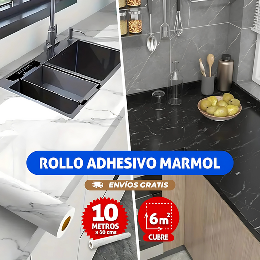 MarmolPro - Rollo Adhesivo Premium De Marmol 10 Metros