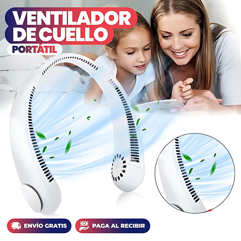 AirFlex® Ventilador De Cuello Recargable