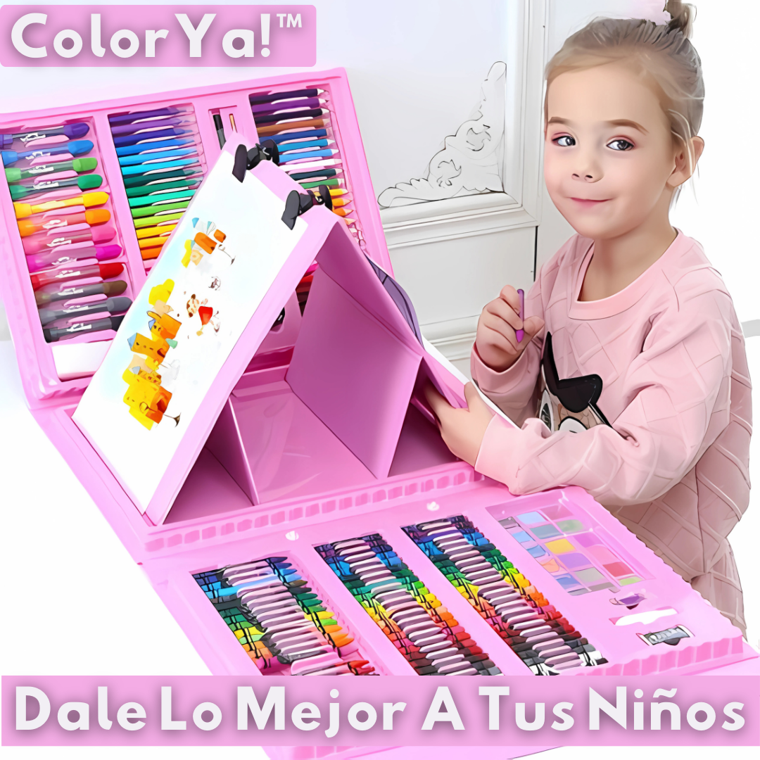 ColorYa!™ - Maletin De Arte 208 Piezas + Atril