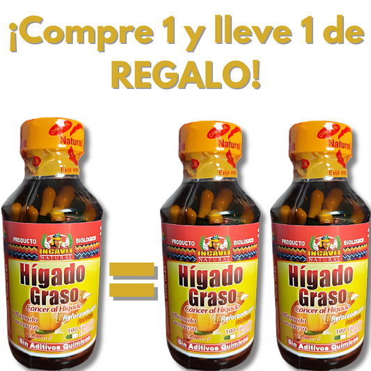 HigadoYa! - 100 Capsula Higado Graso Plus + Lleva 1 De Regalo