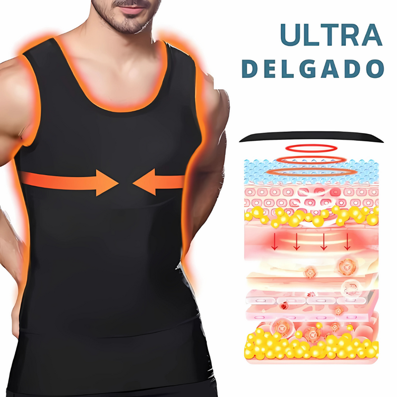 HeatFit® Polera Térmica Reductora Hombres (Calidad Americana)