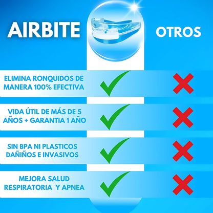 AirBite™ Placa Anti Apnea Y Bruxismo