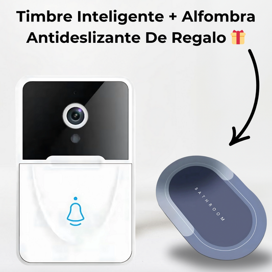 SmartRing™ Timbre Inteligente Con Camara + Alfombra Antideslizante De Regalo 🎁