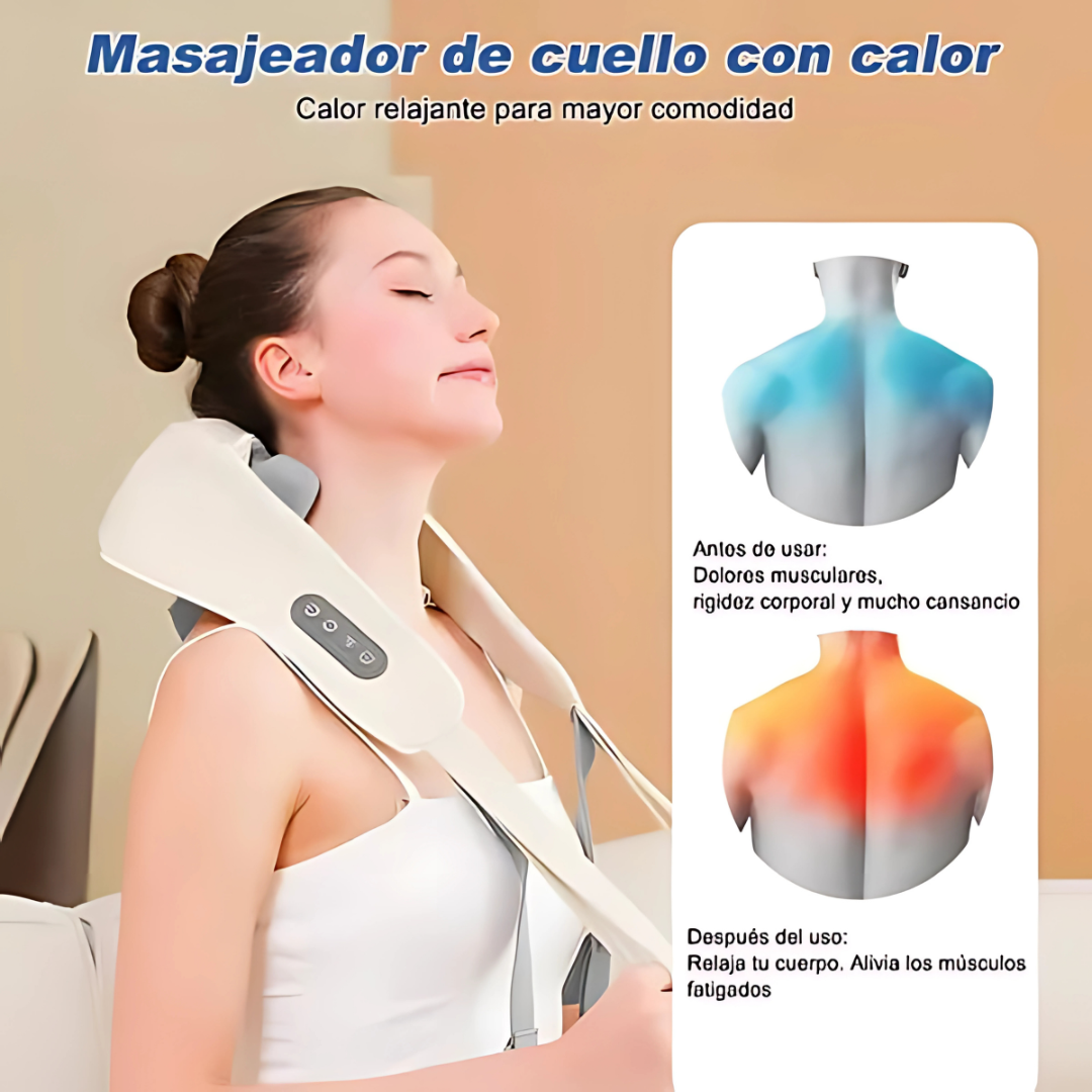 RelaxPro™ Masajeador Muscular Cervical