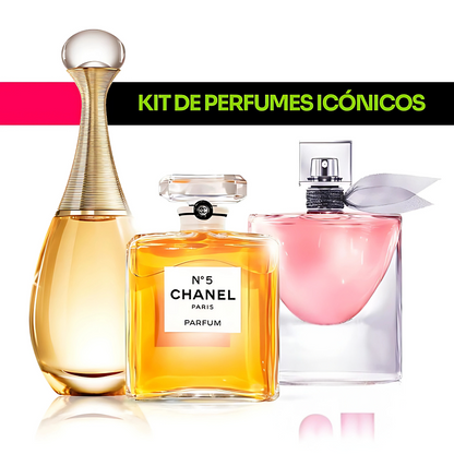 KIT PERFUMES DE LUJO PARA MUJER - PAGA 1 LLEVE 3