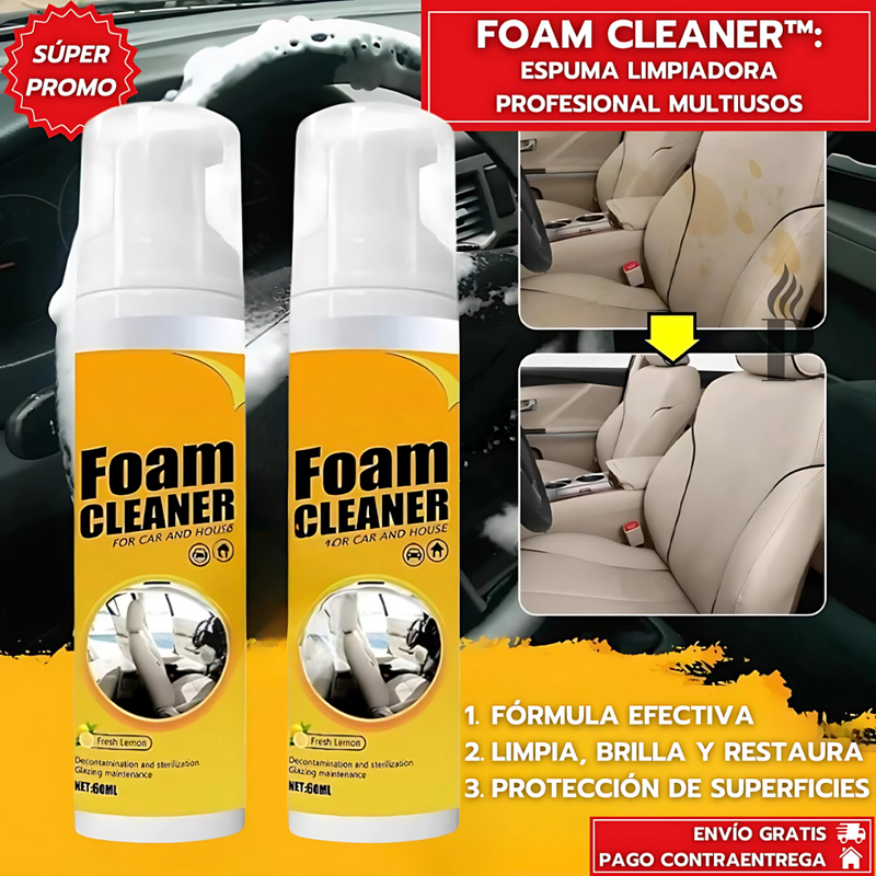 FoamCleaner® Espuma Limpiadora Profesional Multiusos