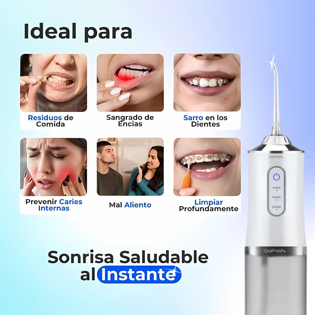 DentalKit™ Irrigador Bucal + Lapiz Blanqueador