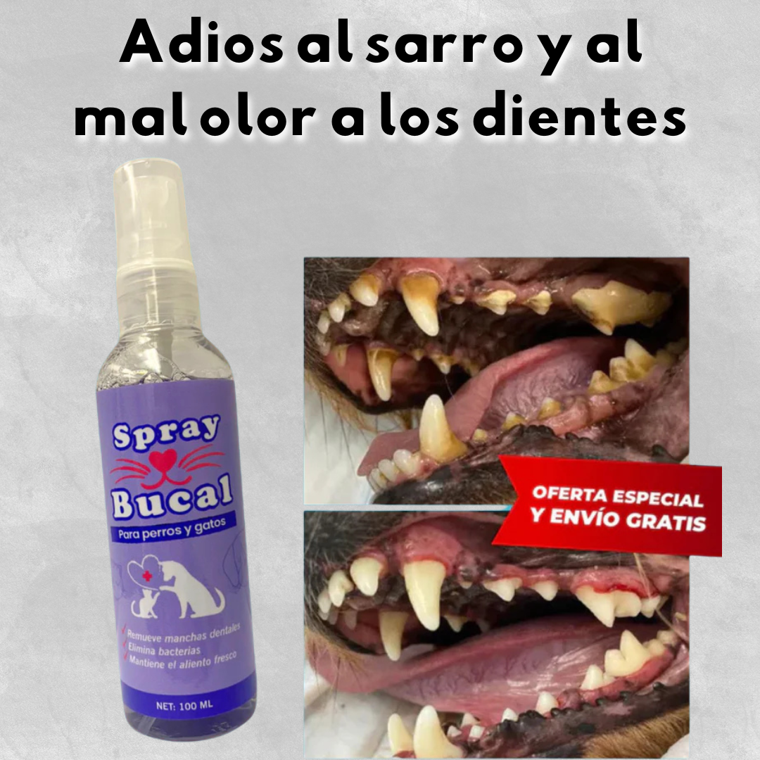 FreshPet™ Spray Bucal Para Perros y Gatos