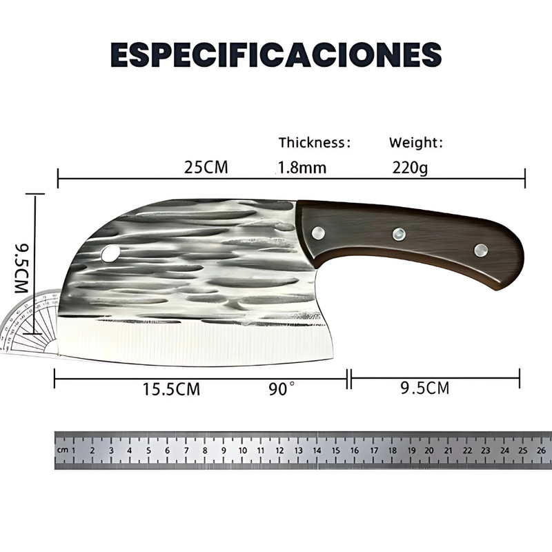 InfinitySparta® Cuchillo Forjado 100% A Mano