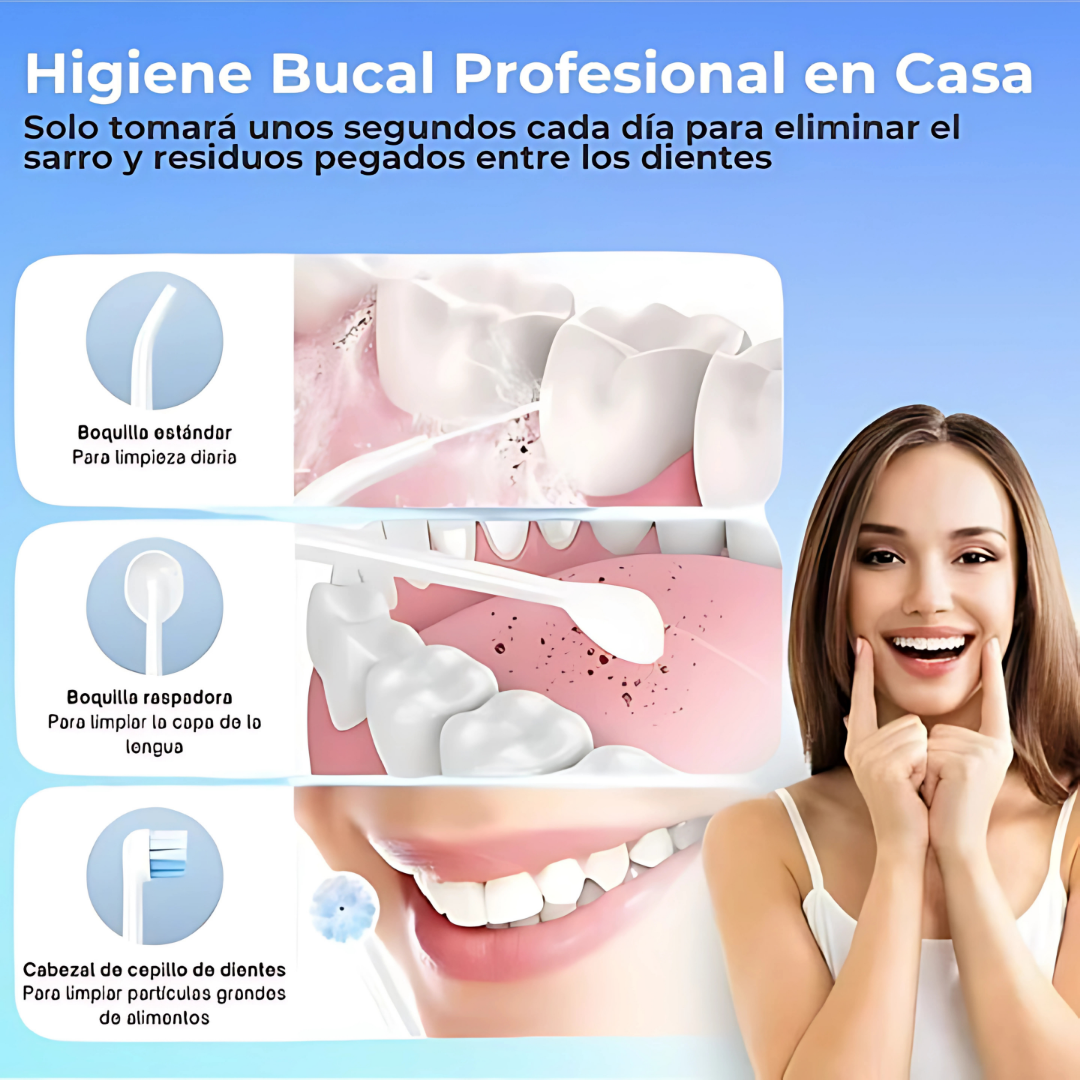 DentalKit™ Irrigador Bucal + Lapiz Blanqueador