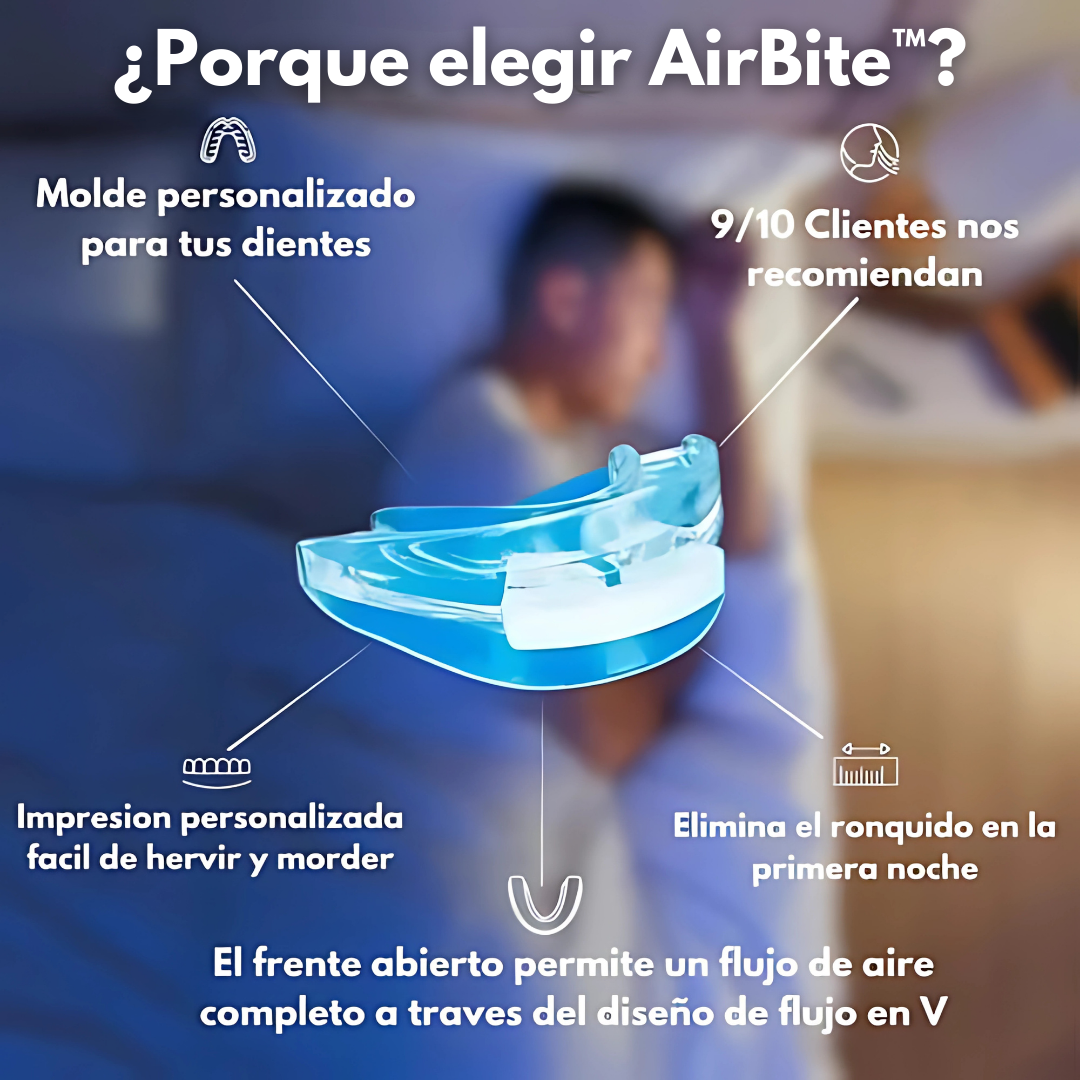 AirBite™ Placa Anti Apnea Y Bruxismo