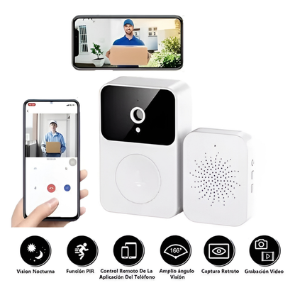 SmartRing™ Timbre Inteligente Con Camara + Alfombra Antideslizante De Regalo 🎁