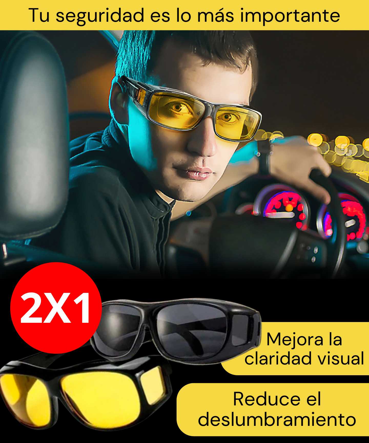 VisionPro™ Lentes De Visión Dia/Noche Para Conducir [2x1]