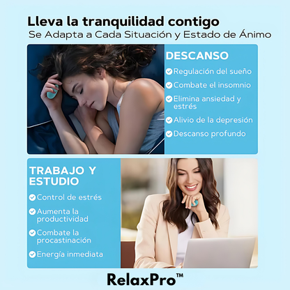 RelaxPro - Dispositivo Para Calmar La Ansiedad Y El Insomnio