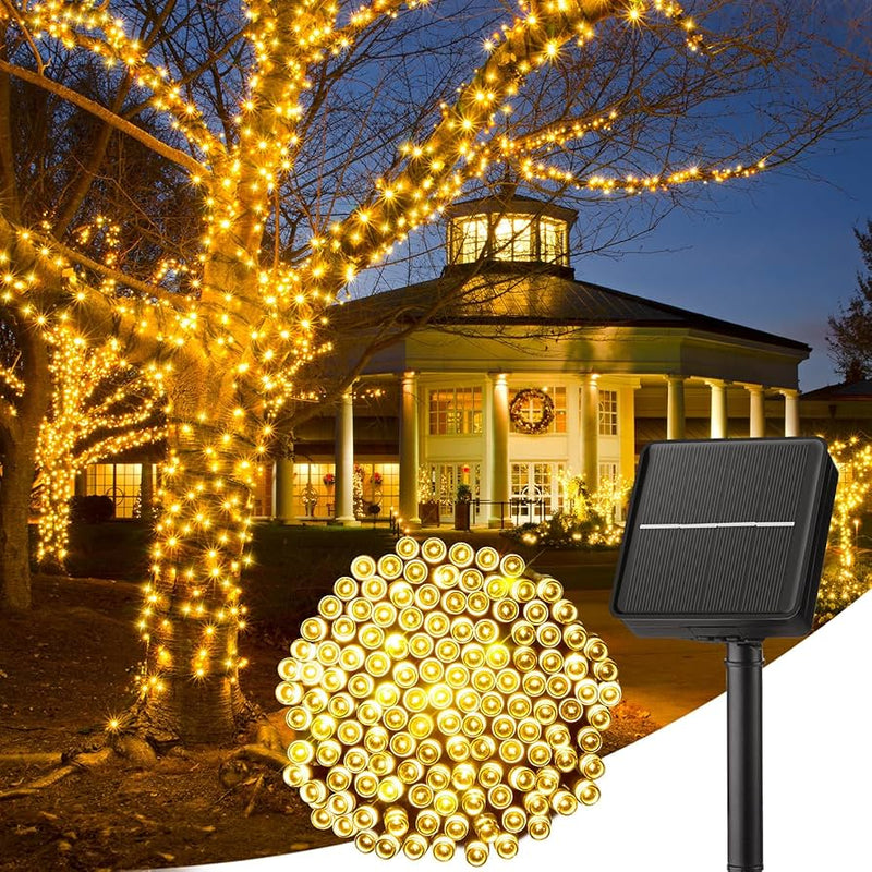 LuzHada | [Oferta 2x1] Cadena De Luces Solares Navideñas 100Unds 🎅