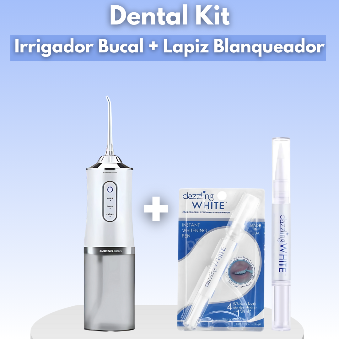 DentalKit™ Irrigador Bucal + Lapiz Blanqueador