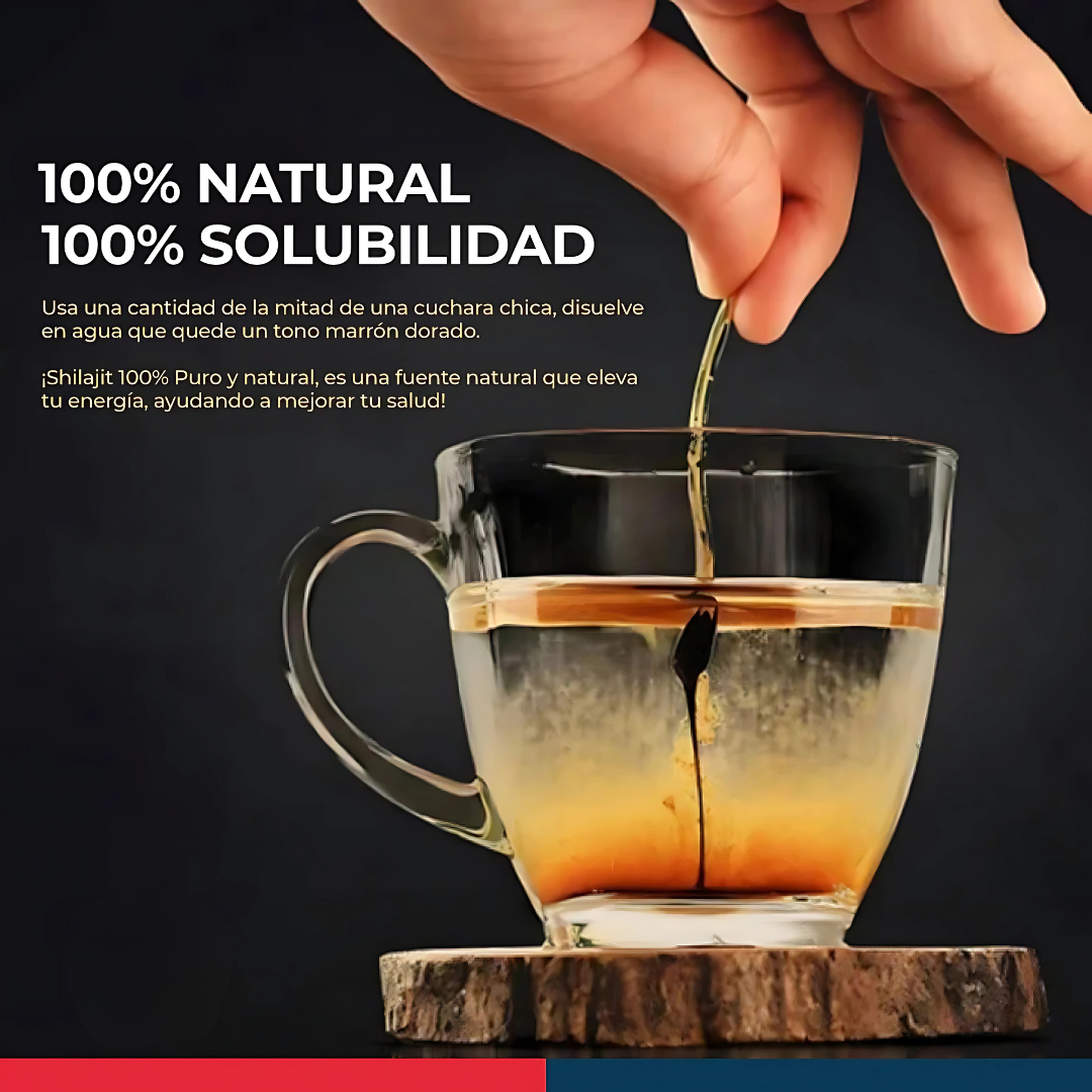 Shilajit Original Himalaya 100% Puro - Importado EEUU [PROMO 2X1]