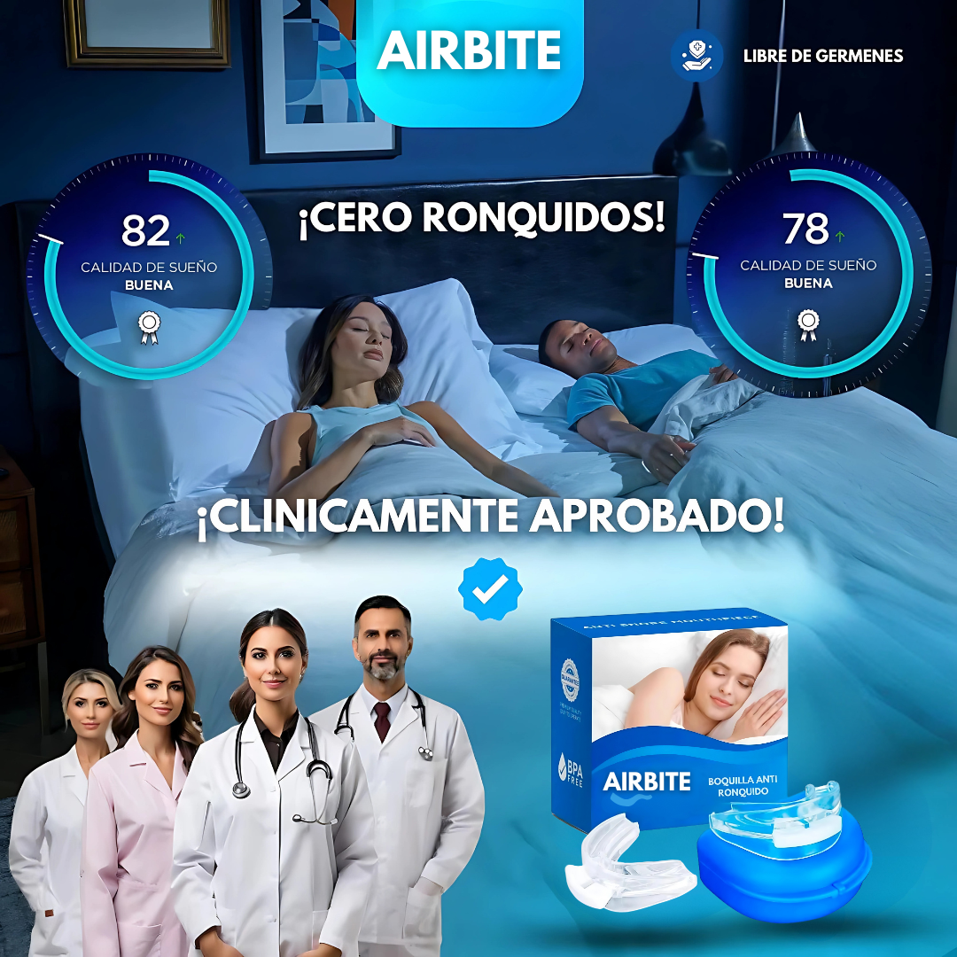 AirBite™ Placa Anti Apnea Y Bruxismo