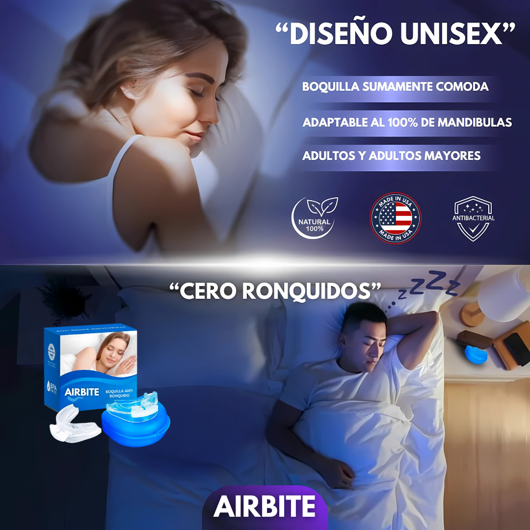 AirBite™ Placa Anti Apnea Y Bruxismo