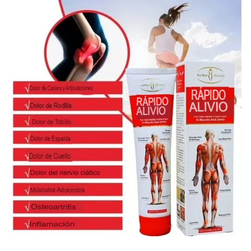 Pomada Rápida De Alivio Para Dolor Muscular - MuscleFix® ✨