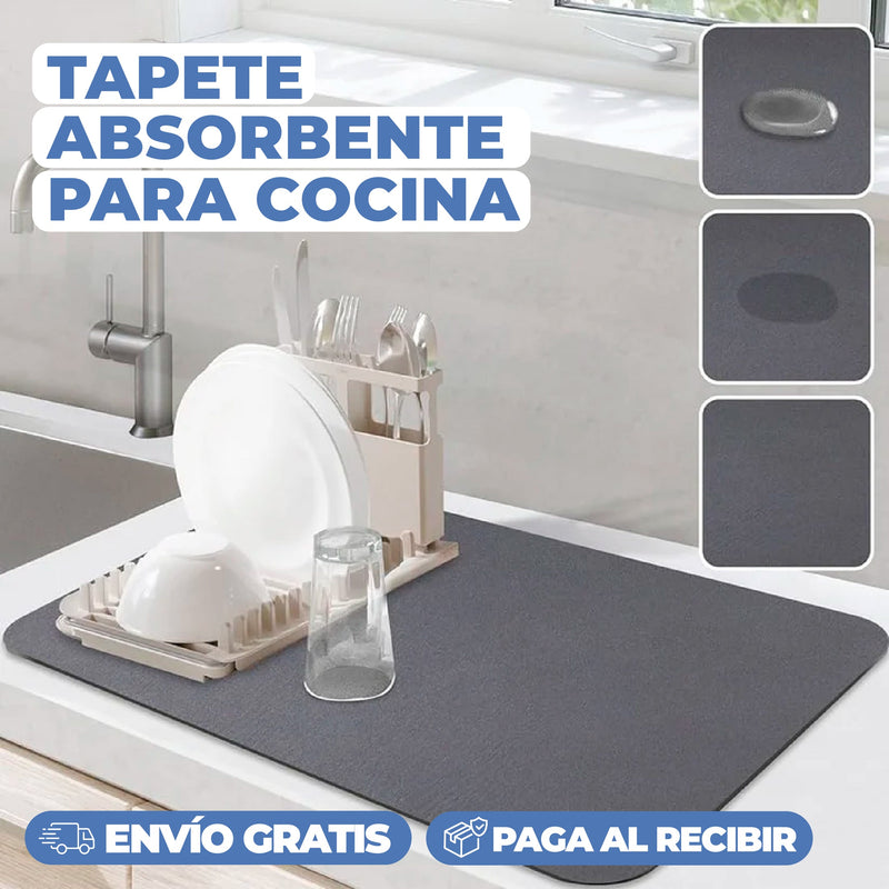 Tapete De Cocina Para Secado Ultra Absorvente  - DryPad® 💦