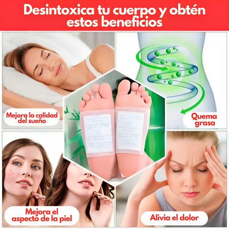 Parches Desinfectantes - PatchDetox® 🍃  PAGA 1 LLEVA 2 CAJAS 🤩