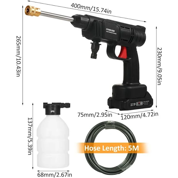 Hidrolavadora Portatil Con Bateria - PowerWash® 🧽