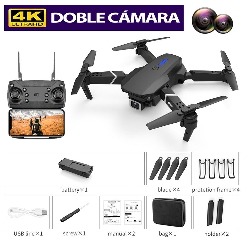 FlyPro® Dron Profesional Con Camara Full HD 4K + Bateria Extra - ¡Promocion Valida Solo Por Hoy! 🎁