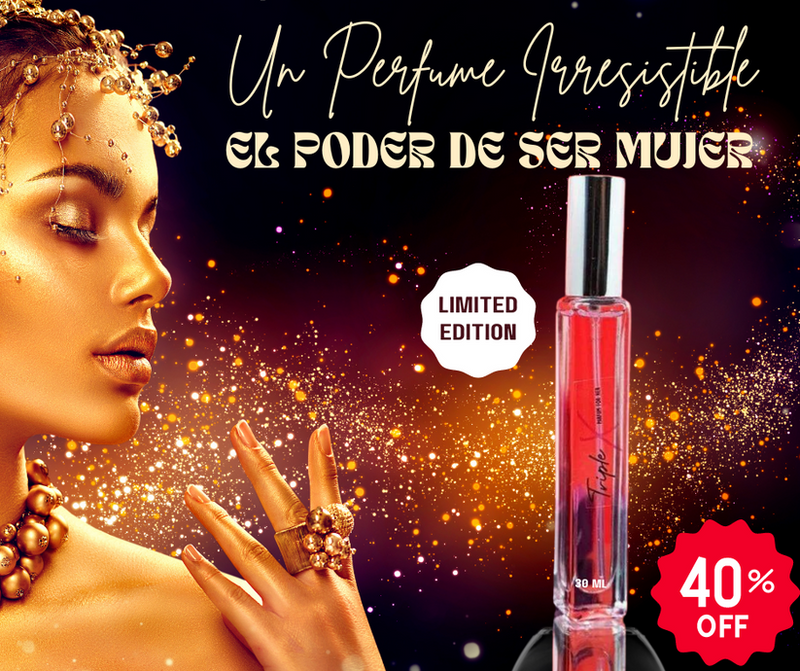 TripleX® Perfume Con Feromonas Para Mujer 🔥