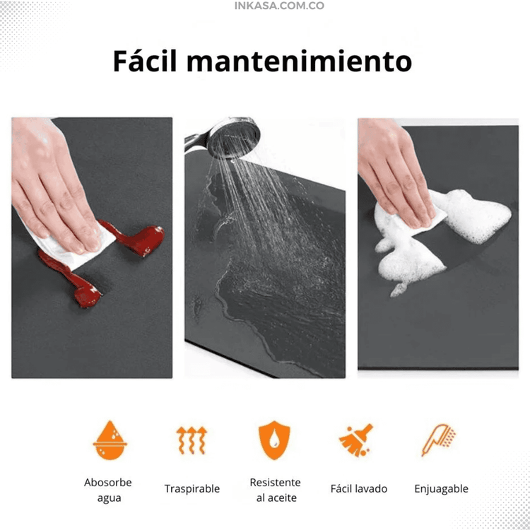 Tapete De Cocina Para Secado Ultra Absorvente  - DryPad® 💦